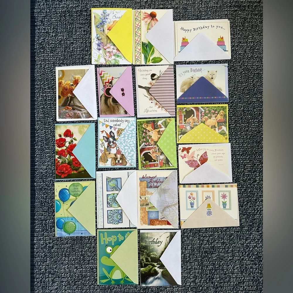 New 18 of different brand of Happy Birthday’s cards with envelopes. - Picture 9 of 9